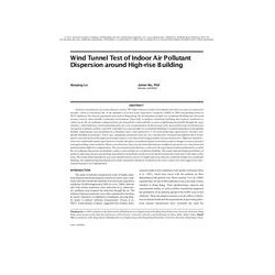 Wind Tunnel Test of Indoor Air Pollutant Dispersion around High-rise Building