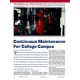 Continuous Maintenance for College Campus