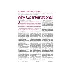 Business and Management: Why Go International