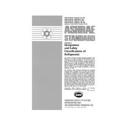 ASHRAE 34-1997 Addenda a, b, c, d, e, f, h, j, k, l, o, and p