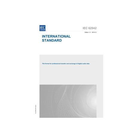 IEC 62942 Ed. 1.0 en:2019