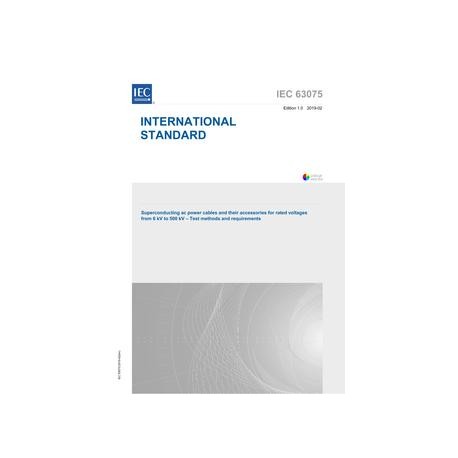 IEC 63075 Ed. 1.0 en:2019