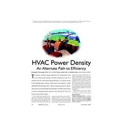 HVAC Power Density An Alternate Path to Efficiency