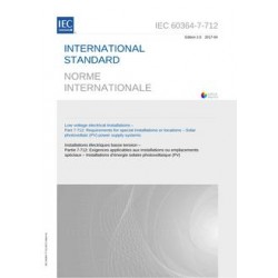 IEC 60364-7-712 Ed. 2.0 b:2017