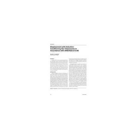 OR-05-08-2 - Displacement with Induction: Conditioning Our Classrooms in Accordance with ANSI/ASA S12.60