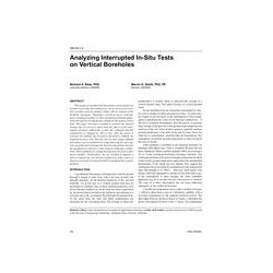 OR-05-07-2 - Analyzing Interrupted In-Situ Tests on Veritcal Boreholes