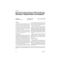 OR-05-05-2 - External Coupling between CFD and Energy Simulation: Implementation and Validation