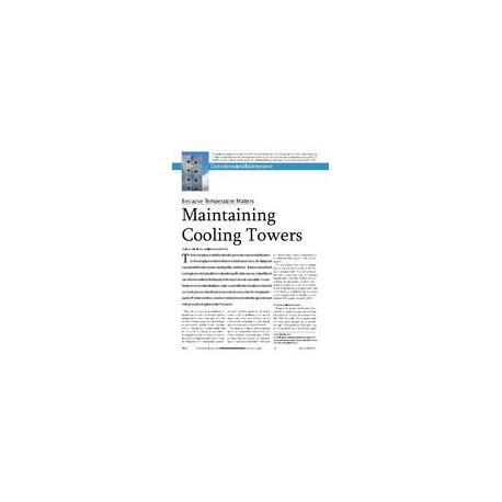 Because Temperature Matters: Maintaining Cooling Towers