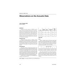 OR-05-14-3 (RP-1010) - Observations on the Acoustic Data