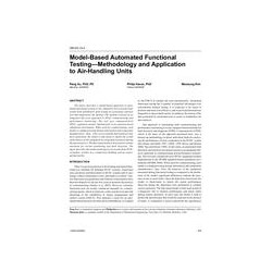 OR-05-13-4 - Model-Based Automated Functional TestingâMethodology and Application to Air-Handling Units