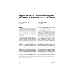 OR-05-13-2 - Application of Fault Detection and Diagnosis Techniques to Automated Functional Testing