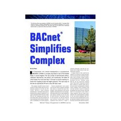 BACnetÂ® Simplifies Complex