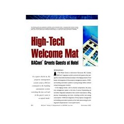 High-Tech Welcome Mat: BACnetÂ® Greets Guests at Hotel