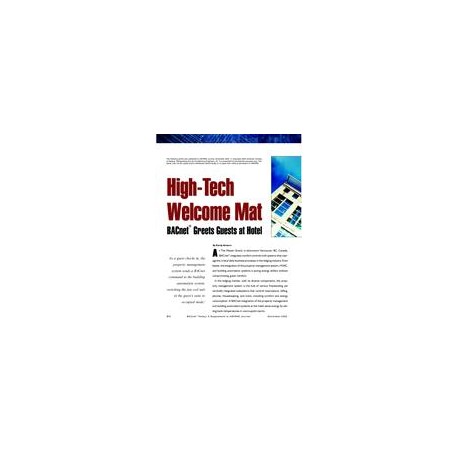 High-Tech Welcome Mat: BACnetÂ® Greets Guests at Hotel