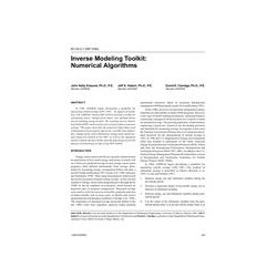 KC-03-02-1 (RP-1050) -- Inverse Modeling Toolkit: Numerical Algorithms