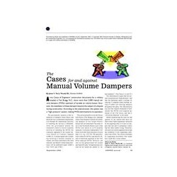 The Cases for and against Manual Volume Dampers