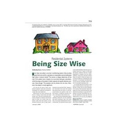 Residential Systems: Being Size Wise