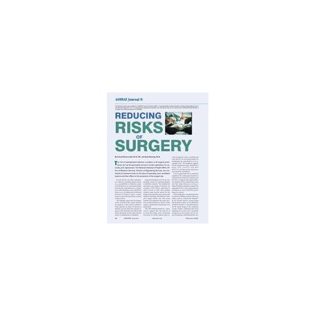 Reducing Risks of Surgery