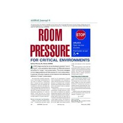 Room Pressure for Critical Environments