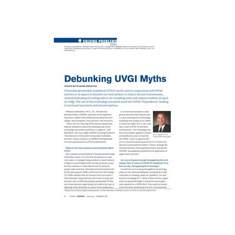 Solving Problems: Debunking UVGI Myths