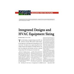 Integrated Designs and HVAC Equipment Sizing