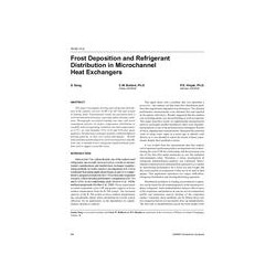 HI-02-13-2 -- Frost Deposition and Refrigerant Distribution in Microchannel Heat Exchangers