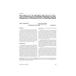 HI-02-15-2 -- The Influence of a Rooftop Structure on the Dispersion of Exhaust from a Rooftop Stack