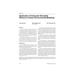 HI-02-17-2 -- Application of Computer Simulated Persons in Indoor Environmental Modeling