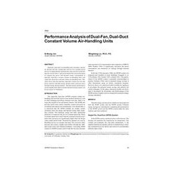 4552 -- Performance Analysis of Dual-Fan, Dual-Duct Constant Volume Air-Handling Units