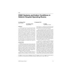 4551 -- HVAC Systems and Indoor Conditions in Hellenic Hospital Operating Rooms