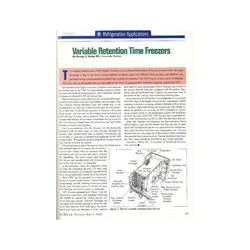 Variable Retention Time Freezers