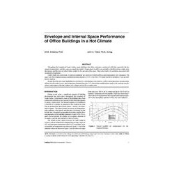 Envelope and Internal Space Performance of Office Buildings in a Hot Climate