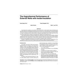 The Hygrothermal Performance of External Walls with Inside Insulation