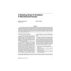 A Modeling Study of Ventilation in Manufactured Houses