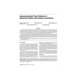 Assessing Heat Flow Patterns in Basement Walls with Exterior Insulation