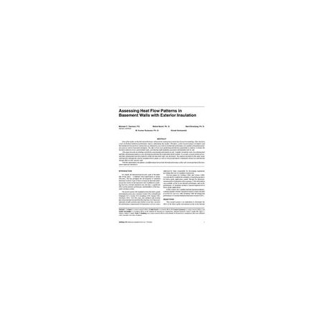 Assessing Heat Flow Patterns in Basement Walls with Exterior Insulation