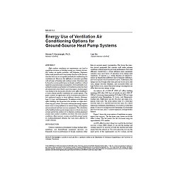 MN-00-05-2 -- Energy Use of Ventilation Air Conditioning Options for Ground-Source Heat Pump Systems