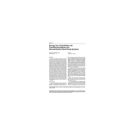 MN-00-05-2 -- Energy Use of Ventilation Air Conditioning Options for Ground-Source Heat Pump Systems