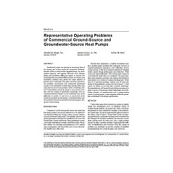 MN-00-05-4 -- Representative Operating Problems of Commercial Ground-Source and Groundwater-Source Heat Pumps