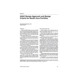 MN-00-08-2 -- HVAC Design Approach and Design Criteria for Health Care Facilities