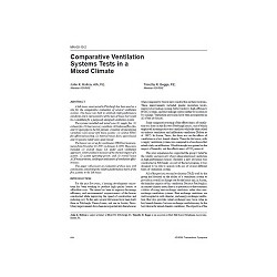 MN-00-10-2 -- Comparative Ventilation Systems Tests in a Mixed Climate