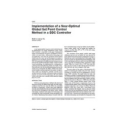 4340 -- Implementation of a Near-Optimal Global Set Point Control Method in a DDC Controller