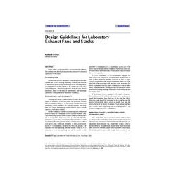 CH-99-07-4 -- Design Guidelines for Laboratory Exhaust Fans and Stacks