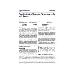 4205 -- Stability Limit of Room Air Temperature of a VAV System