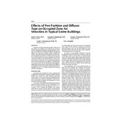 4290 -- Effects of Pen Partition and Diffuser Type on Occupied Zone Air Velocities in Typical Swine Buildings