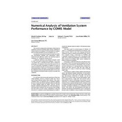 CH-99-14-4 -- Numerical Analysis of Ventilation System Performance by COMIS Model