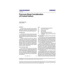 SF-98-23-3 -- Pressure Drop Consideration of Control Valves