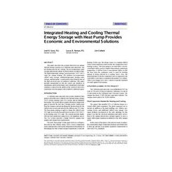 SF-98-22-2 -- Integrated Heating and Cooling Thermal Energy Storage with Heat Pump Provides Economic and Environmental Solutions