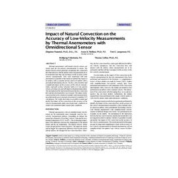 SF-98-20-3 -- Impact of Natural Convection on the Accuracy of Low-Velocity Measurements by Thermal Anemometers with Omnidirectio