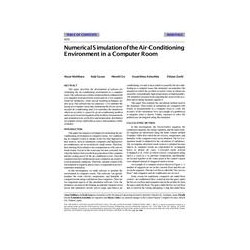 4201 -- Numerical Simulation of the Air-Conditioning Environment in a Computer Room